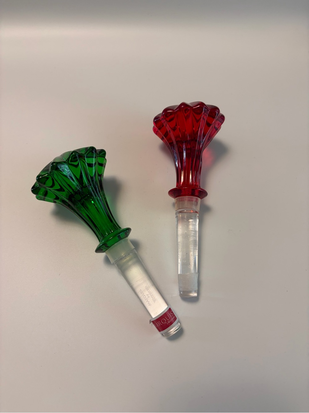 Marquis by Waterford Brookside Crystalline Bottle Stopper Pair